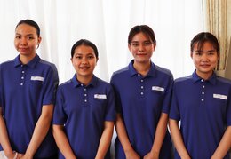 サンディーさん、ラインさん、モーさん、ウェウェさん